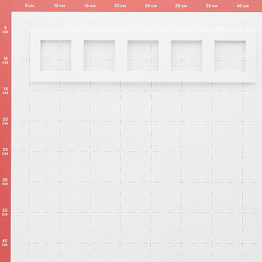 Рамка Simon 24 Harmonie пятиместная белая (2400650-030)