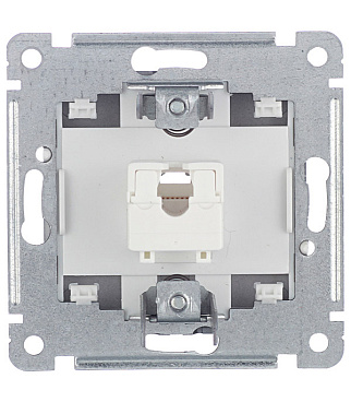 Розетка компьютерная Hegel Master встраиваемая черная RJ45 (РСК-400-08)