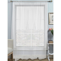 Тюль вуаль белый 300х300 см Amore Mio (11268)