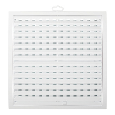 Решетка вентиляционная пластиковая приточно-вытяжная Era РРП 350х350 мм регулируемая белая