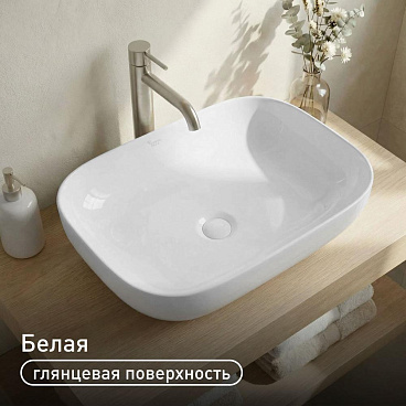 Раковина Corsa Deco WX200 49 см накладная белая (ABWX49R)