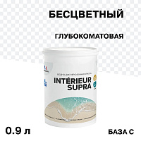 Краска интерьерная Pragmatic Interieur Supra база С бесцветная 0,9 л