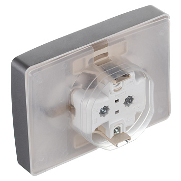 Розетка Systeme Electric Blanca встраиваемая алюминий со шторками (BLNRS441123)