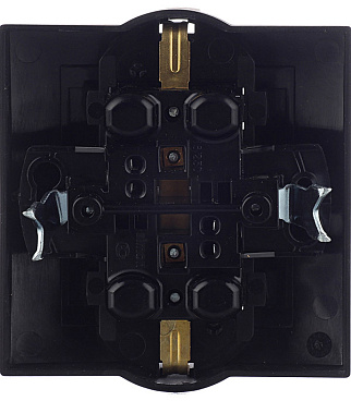 Розетка Simon 15 встраиваемая графит (1590459-038)