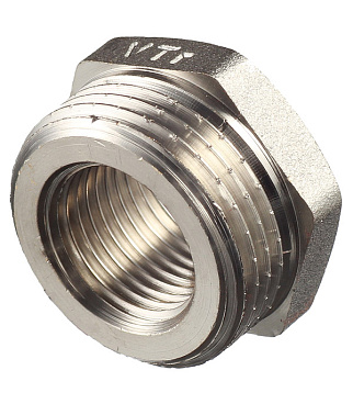 Футорка Valtec 1 НР(ш) х 1/2 ВР(г) латунная (VTr.581.N.0604)