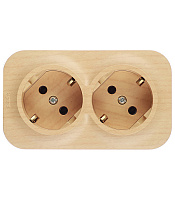 Розетка Legrand Quteo накладная дерево (782293)