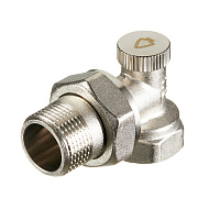 Клапан запорный угловой Arrowhead Element 3/4 НР(ш) х 3/4 ВР(г) для радиатора (215133)