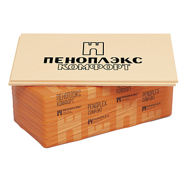 Экструдированный пенополистирол Пеноплэкс Комфорт 40х585х1185 мм