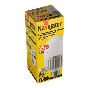 Лампа светодиодная Navigator E27 4000К 25 Вт 2000 Лм 176-264 В цилиндр T75 матовая