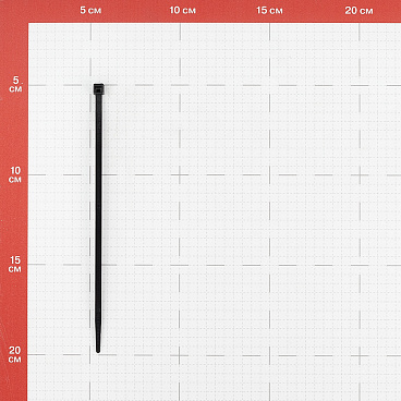 Стяжка кабельная Европартнер 150х3,5 мм нейлонoвая черная (100 шт.)