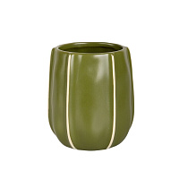 Стакан для ванной Zenfort Агава настольный керамика зеленый (106424)