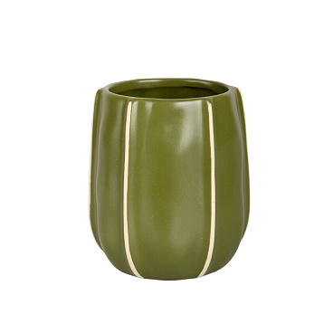 Стакан для ванной Zenfort Агава настольный керамика зеленый (106424)
