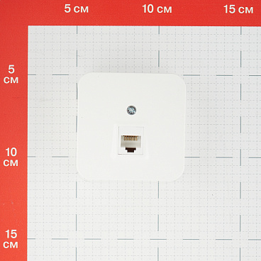 Розетка компьютерная Systeme Electric Blanca накладная молочная RJ45 (BLNIA045002)