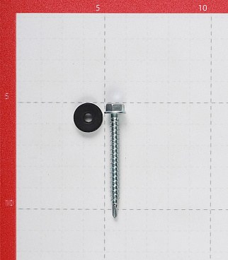 Саморезы кровельные с буром 51х4,8 мм металл-дерево оцинкованные (200 шт.)