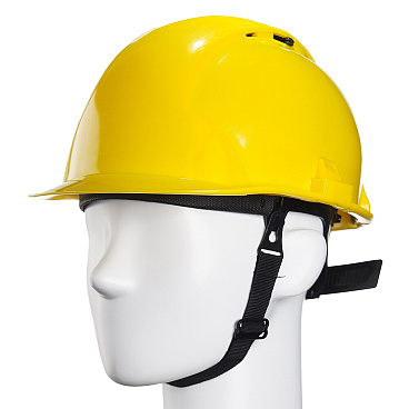 Каска защитная Исток Про 1Т желтая с реечным механизмом (20024)