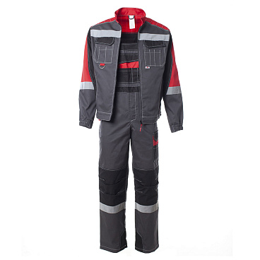 Костюм мужской защитный Спрут Формула 52-54 рост 182-188 см серый