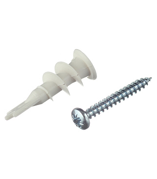 Дюбель для листовых материалов Sormat KLA 4,5x35 мм нейлон с шурупом (100 шт.)