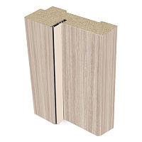 Коробка дверная Милан (Вертикаль) 70х26х2070 мм финишпленка ясень шимо с петлями (2,5 шт.)