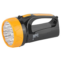 Фонарь прожекторный Трофи TSP10 светодиодный 15 LED 1,5 Вт аккумуляторный Li-Ion 1,5 мАч ударопрочный пластик 2 режима (Б0016537/60188)