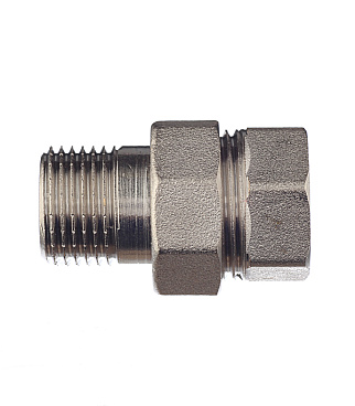 Американка прямая Valtec 1/2 ВР(г) х 1/2 НР(ш) латунная (VTr.341.N.0004)