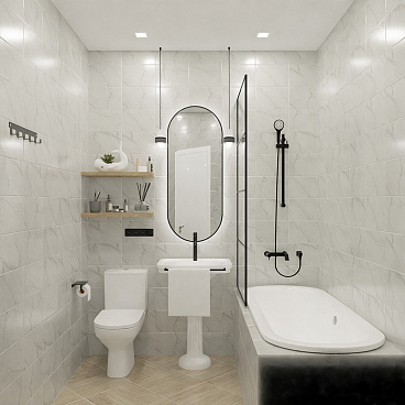 Плитка облицовочная Unitile Серена белая 300x200x7 мм (24 шт.=1,44 кв.м)