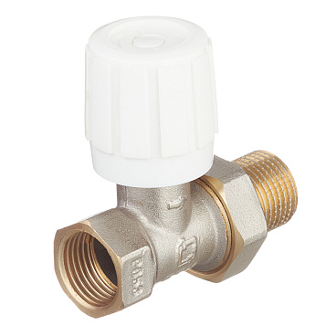 Клапан регулирующий 1/2 НР(ш) х 1/2 ВР(г) для радиатора (CARSVH12/02595/99019)