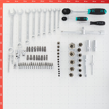 Набор инструментов универсальный Stels (14105) (82 шт.)