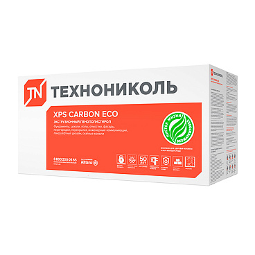 Экструдированный пенополистирол Технониколь Carbon Eco SP Шведская плита 100х580х2360 мм