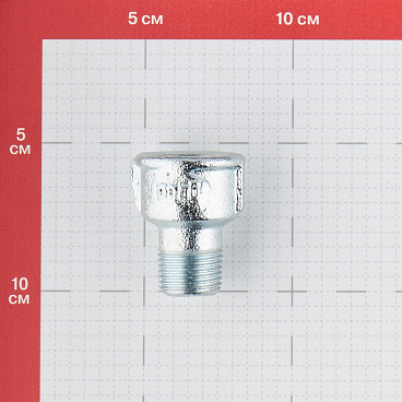 Муфта переходная Gebo Platinum (246-22V) 3/4 ВР(г) х 1/2 НР(ш) чугунная оцинкованная