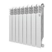 Радиатор биметаллический Royal Thermo Revolution B 500 мм 8 секций 1" боковое подключение белый