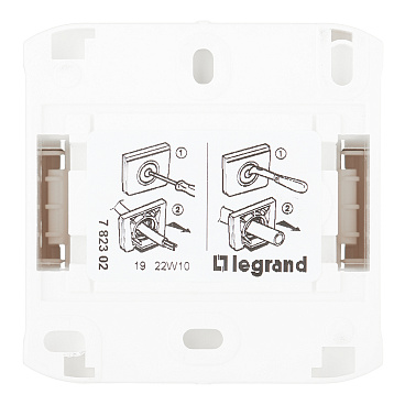 Выключатель Legrand Quteo двухклавишный накладной белый (782302)