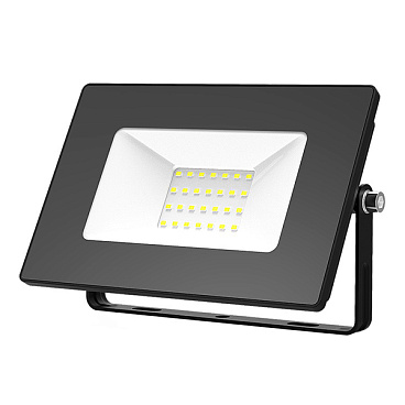 Прожектор светодиодный Gauss Elementary ДО-30 6500К 30 Вт IP65 черный