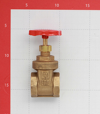 Задвижка клиновая латунный Valtec 1 ВР(г) х 1 ВР(г) вентиль (VT.012.G.06)