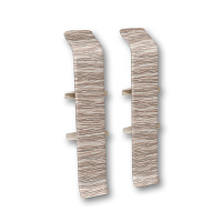 Соединитель Деконика 70 мм дуб латте Г-профиль (2 шт.)