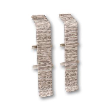 Соединитель Деконика 70 мм дуб латте Г-профиль (2 шт.)