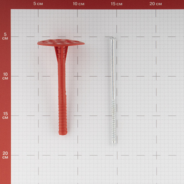 Дюбель для теплоизоляции Tech-Krep 10х120 мм металлический гвоздь (70 шт.)
