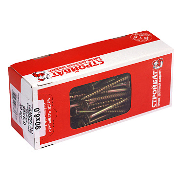 Саморезы универсальные 90x6,0 мм желтые (50 шт.)