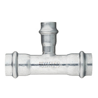 Тройник Valtec (VTi.931.I.221522) 22 х 15 х 22 мм нержавеющая сталь