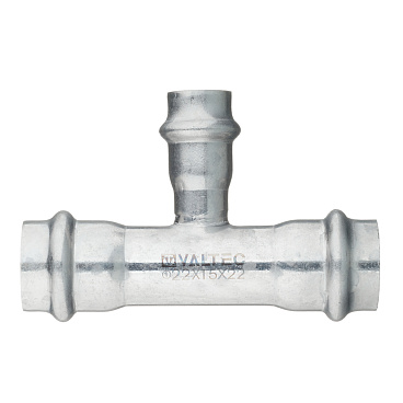Тройник Valtec (VTi.931.I.221522) 22 х 15 х 22 мм нержавеющая сталь