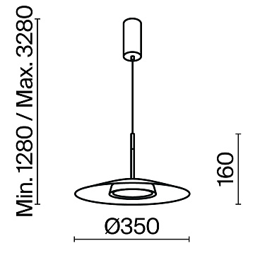 Подвесной светильник Maytoni MOD041PL-L15B3K1