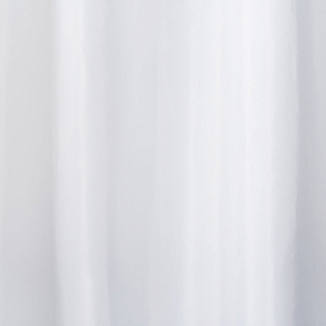 Штора для ванны Wess Outlook 2400х2000 мм полиэстер белая/черная (T685-1)