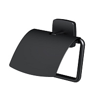 Держатель для туалетной бумаги AM.PM Gem с крышкой металл черный (A90341422)