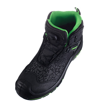 Ботинки рабочие с защитным композитным носком размер 40 черные Мистраль Light (142020)