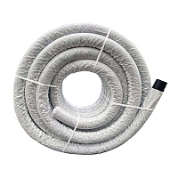 Труба дренажная двустенная гофрированная ДГТД (ДСГТ)-ПНД d110/94,2 мм SN4 с перфорацией в фильтре бухта 50 м