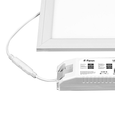 Светильник светодиодный для потолка армстронг встраиваемый Feron 4000К 36 Вт IP40 белый (28769)