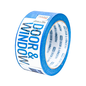 Лента малярная Beorol для защиты дверей и окон синяя 48 мм 33 м (DK48PT/DK4833PT)
