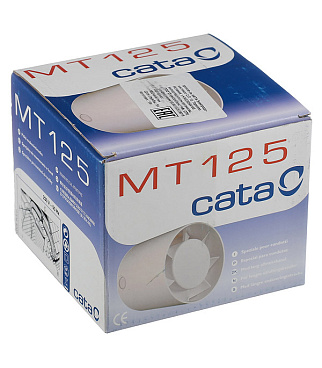 Вентилятор канальный осевой Cata MT-125 d120 мм слоновая кость