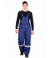 Полукомбинезон рабочий утепленный Delta Plus Экспертный-Люкс 56-58 рост 182-188 см синий