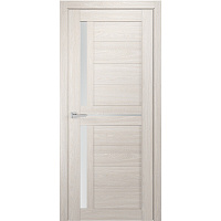 Дверь межкомнатная Квадро 11 700х2000 мм финишпленка ясень арктический со стеклом