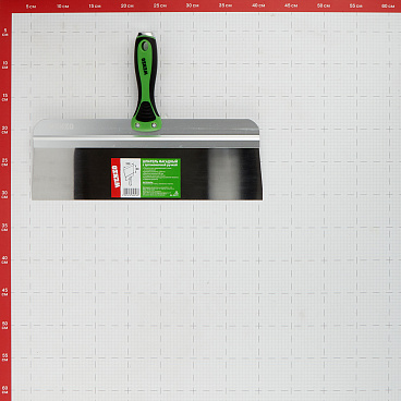 Шпатель фасадный Wenzo 350 мм с эргономичной ручкой и широким полотном (684777)